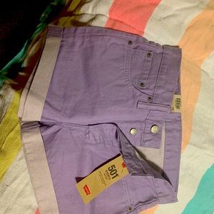 Levi’s 501 button up shorts. Size 26. BNWT